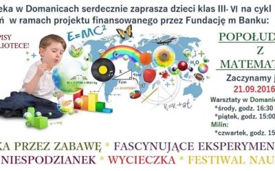 Warsztaty w bibliotekach
