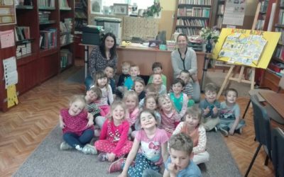 Lekcja biblioteczna w Domanicach