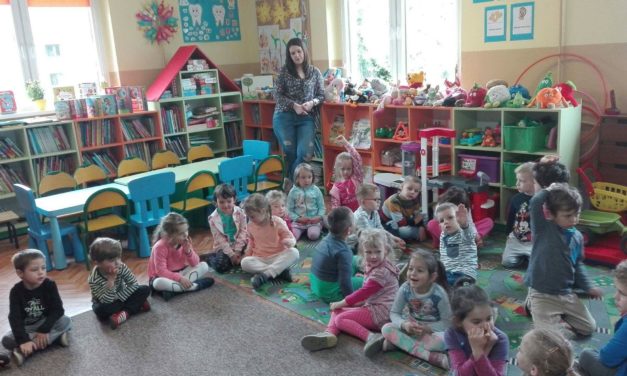 Lekcja biblioteczna w Domanicach