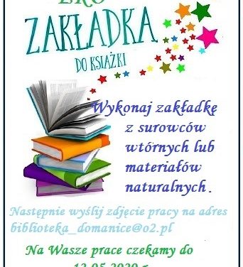 Konkurs eko zakładka do książki