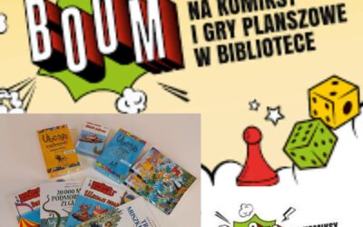 BOOM na komiksy i gry w bibliotece