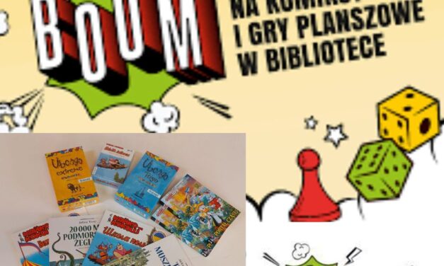 BOOM na komiksy i gry w bibliotece