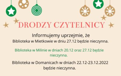 przerwa świąteczna